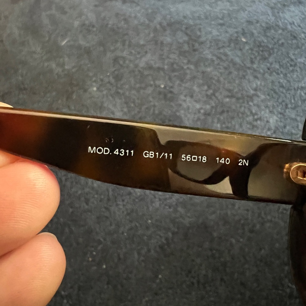 Versace Black and Gold Sunglasses